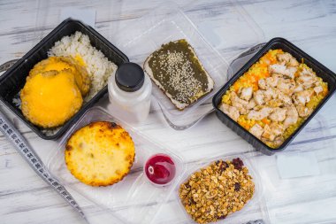 Sağlıklı zayıflatıcı yiyecekler. Gıda arkaplanı