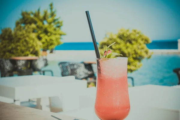 Cocktails Der Strandbar — Stockfoto