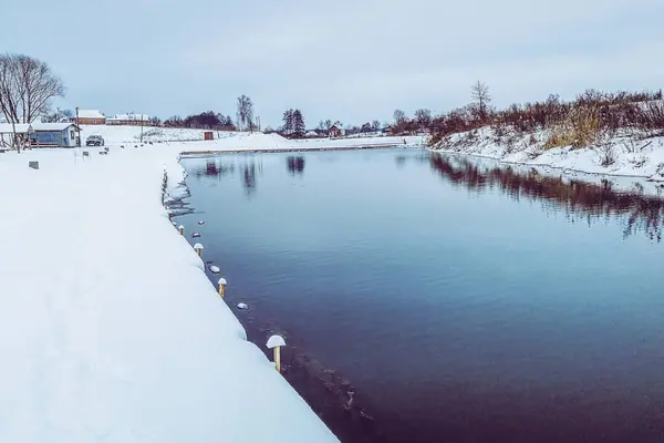 Öring Fiske Sjön — Stockfoto