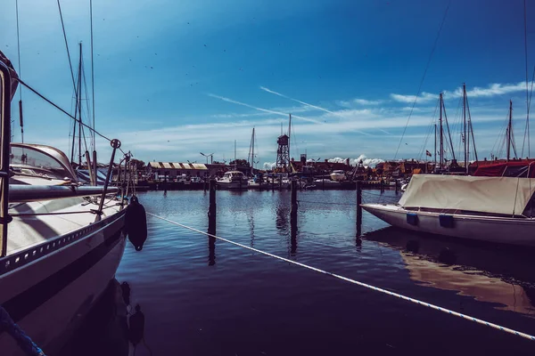 Hermoso Puerto Danés Con Yates —  Fotos de Stock