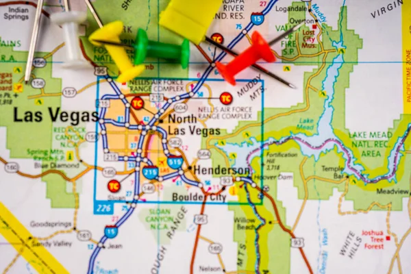 Las Vegas map Usa background. Travel