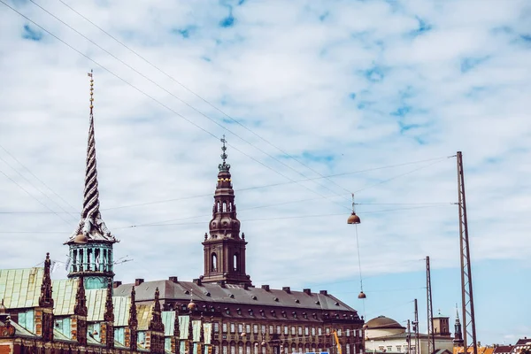 Beautiful Streets Copenhagen Travel Background — Stock Photo, Image