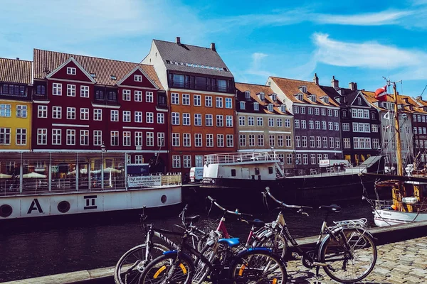 stock image The streets and attractions of Copenhagen, a trip to Copenhagen