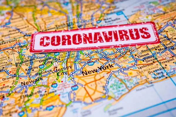 New York Quarantine Coronavirus — Stock Photo, Image