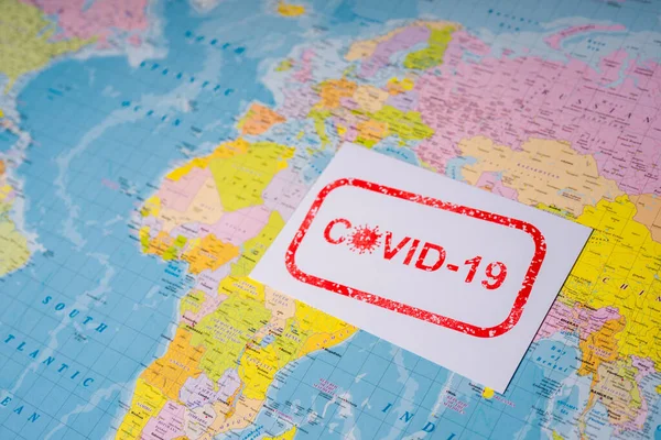 World Coronavirus Covid Quarantine Background — Stock Photo, Image