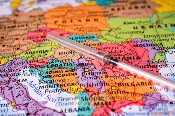 West Europe on the quarantine COVID-19 Coronavirus