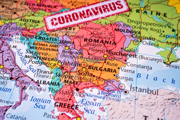 West Europe on the quarantine COVID-19 Coronavirus