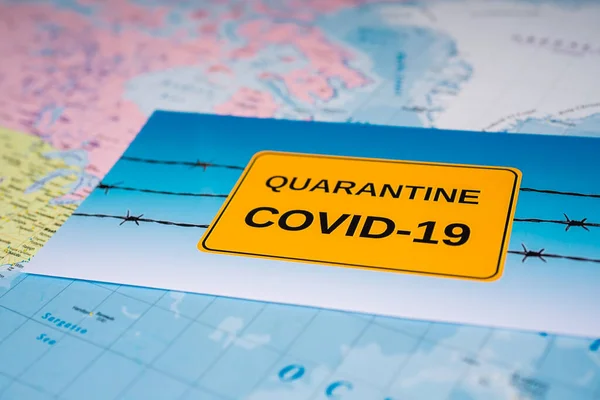 World Coronavirus Covid Quarantine Background — Stock Photo, Image