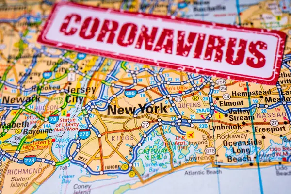 New York Quarantine Coronavirus — Stock Photo, Image