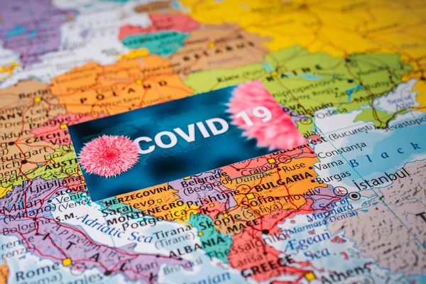 West Europe Coronavirus Covid-19 Quarantine  background