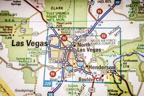 Las Vegas map Usa background. Travel