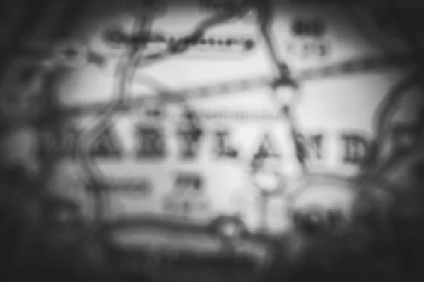 Maryland Mapa — Fotografia de Stock