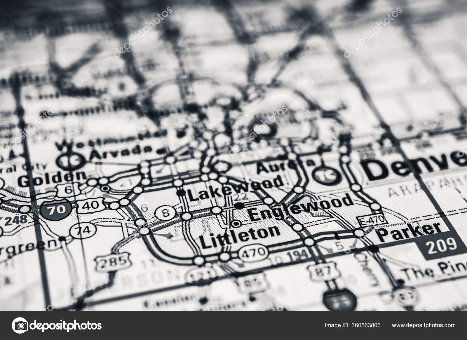 Denver Usa Map Travel Background Stock Photo by ©aallm 360563806