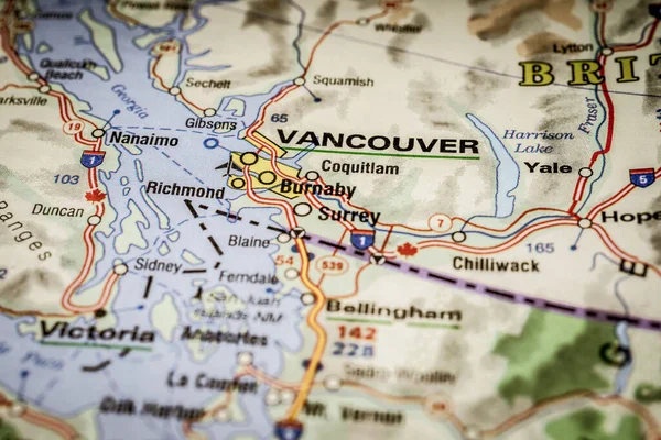 Vancouver Mapie — Zdjęcie stockowe