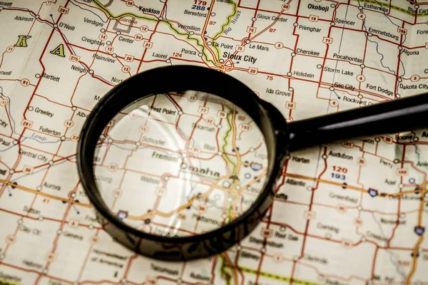 Haritada Omaha — Stok fotoğraf