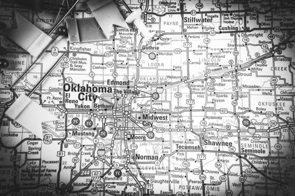 Pochodzenie Oklahoma City Usa Podróże — Zdjęcie stockowe