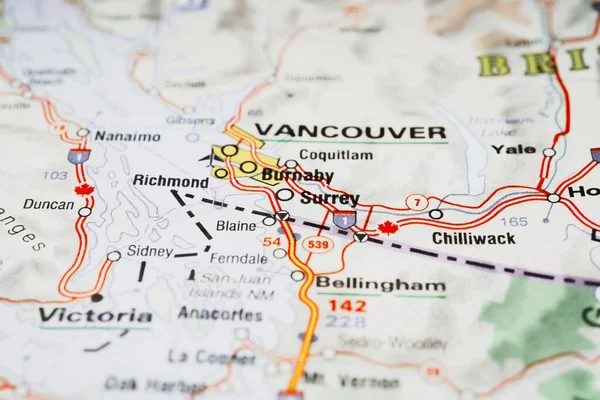 Vancouver Mapie — Zdjęcie stockowe