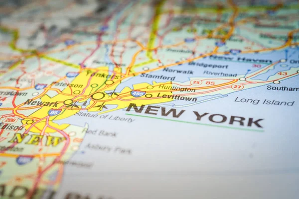 Nueva York Mapa — Foto de Stock
