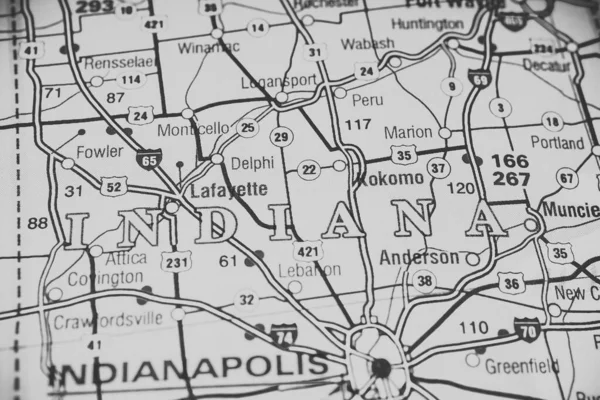 Indiana USA map background