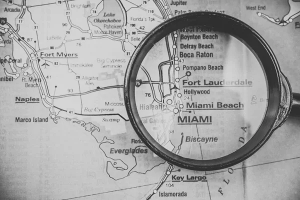 アメリカのフロリダ州地図の背景 — ストック写真