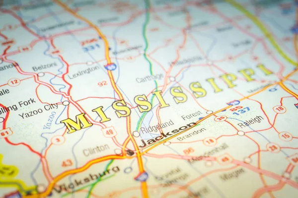 Mississippi USA map background