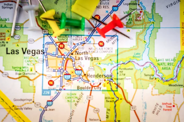 Las Vegas map Usa background. Travel