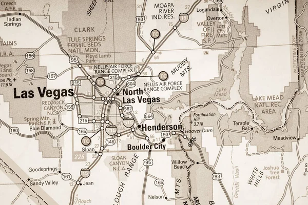 Las Vegas map Usa background. Travel