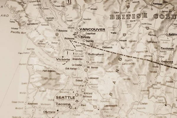 Vancouver Mapie — Zdjęcie stockowe