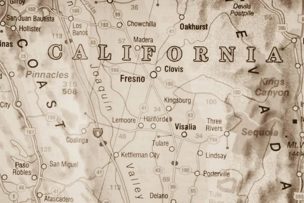 California Stan Mapie — Zdjęcie stockowe