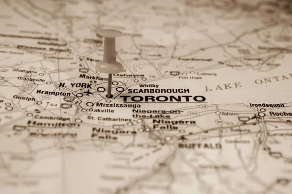 Toronto Canada map background