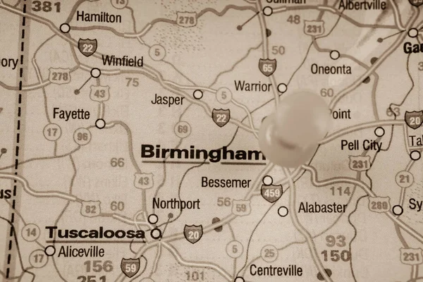 Alabama State Map — Stock Photo, Image