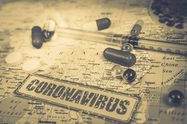 Coronavirus Απειλή Μιας Επιδημίας Από Την Κίνα — Φωτογραφία Αρχείου