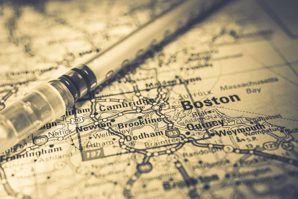 Бостон Карантине Коронавирус — стоковое фото