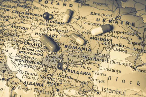 West Europe on the quarantine COVID-19 Coronavirus