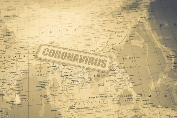 Coronavirus Çin Den Salgın Tehdidi — Stok fotoğraf