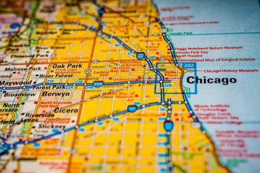 Chicago ABD seyahat haritası geçmişi
