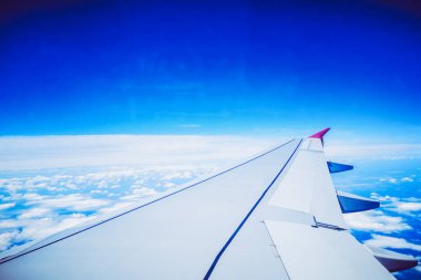 Uçakla seyahat, seyahat arka planı