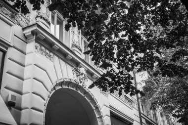 Güz Prag 'ın güzel sokakları ve mimarisi