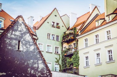 Wroclaw 'ın muhteşem, güzel sokakları