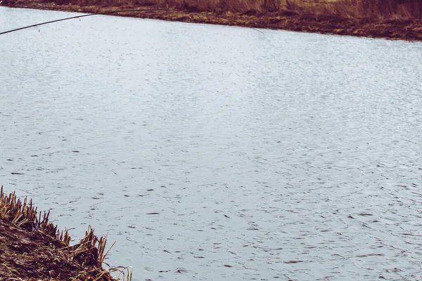 Hechtangeln Auf Dem See Freizeitfischerei — Stockfoto