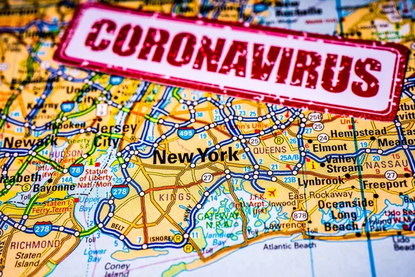 New York Quarantine Coronavirus — Stock Photo, Image