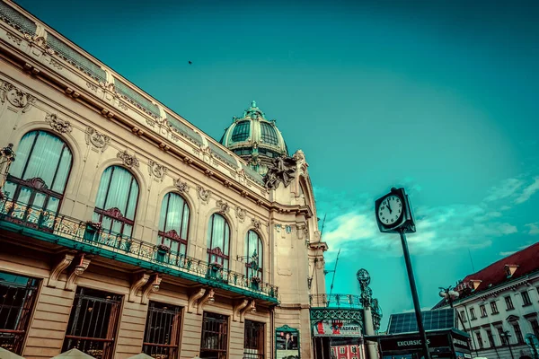 Güz Prag Güzel Sokakları Mimarisi — Stok fotoğraf