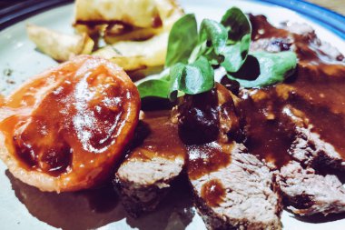 Tabakta dana filetosu