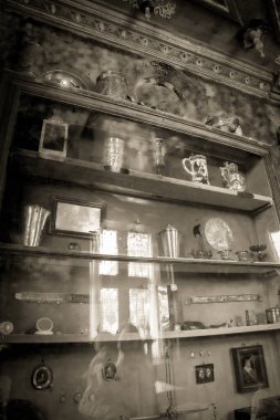 Kopenhag 'daki Rosenborg Kalesi' nin güzel odaları