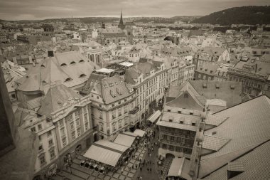 Ortaçağ Prag 'ının muhteşem mimarisi, Avrupa seyahati.