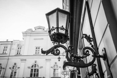 Muhteşem kış Lviv mimarisi ve sokakları