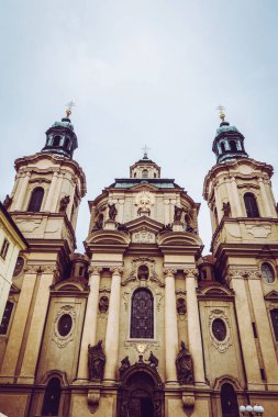 Güz Prag 'ın güzel sokakları ve mimarisi