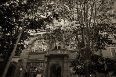 Güz Prag 'ın güzel sokakları ve mimarisi