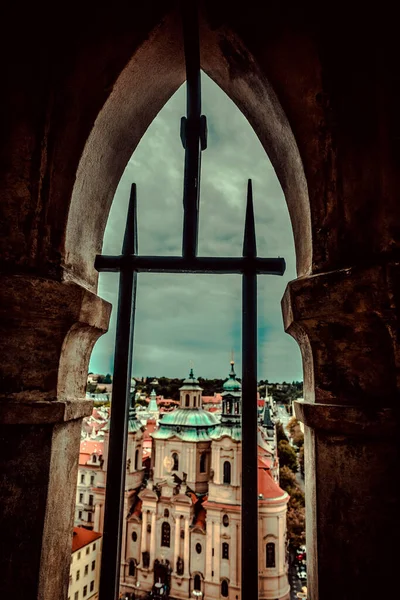 Magnífica Arquitetura Praga Medieval Uma Viagem Europa — Fotografia de Stock