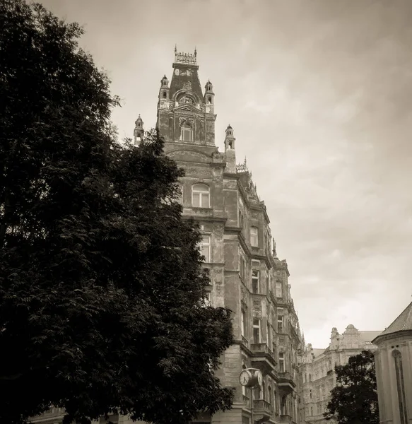 Древняя Архитектура Праги — стоковое фото